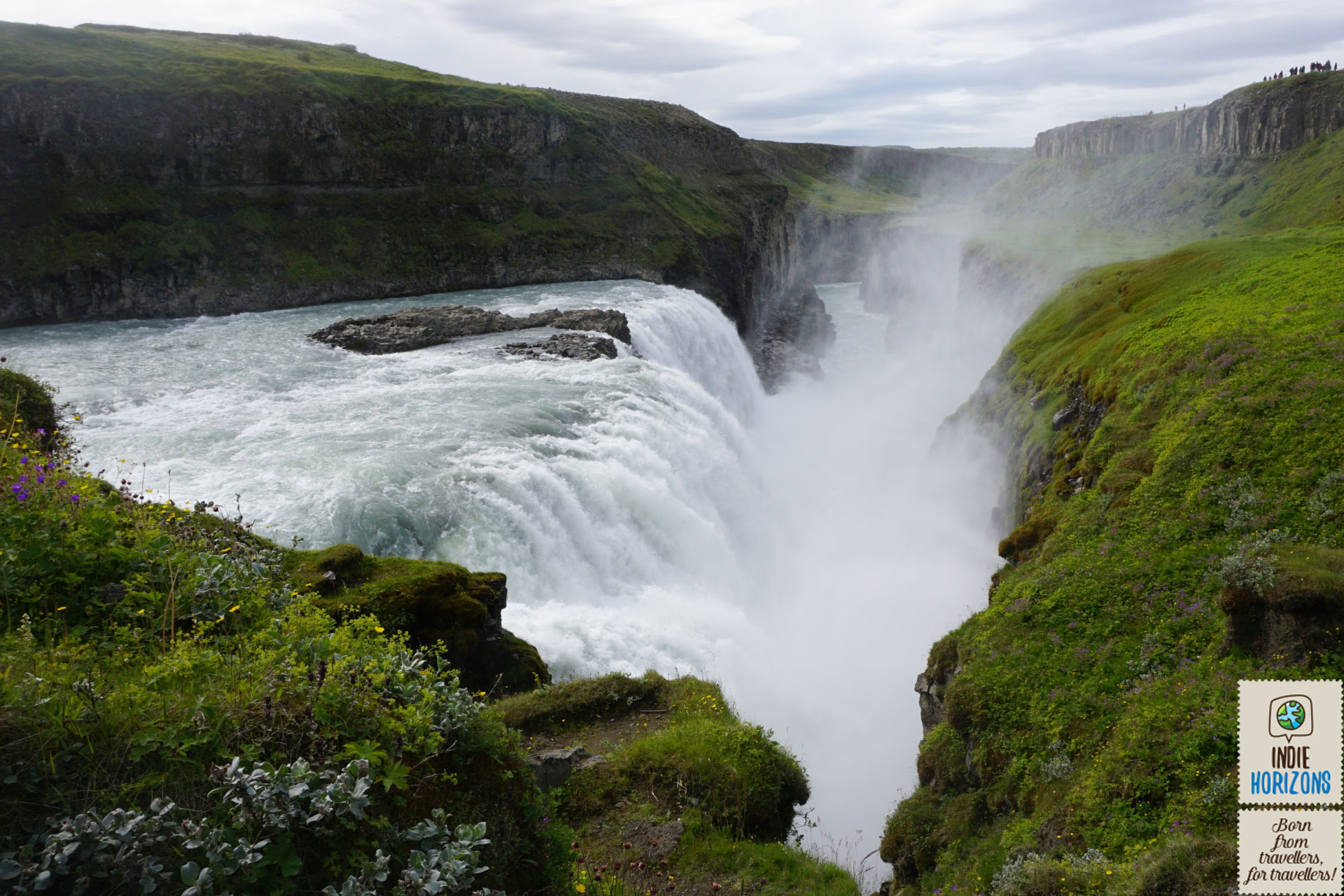 #59. Iceland, thundering Gullfoss waterfall, Golden Circle